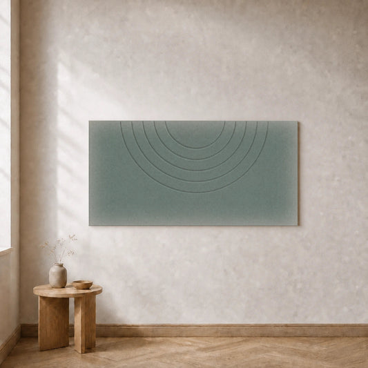 Curvy Design B | Eucalyptus | 120 × 60 cm