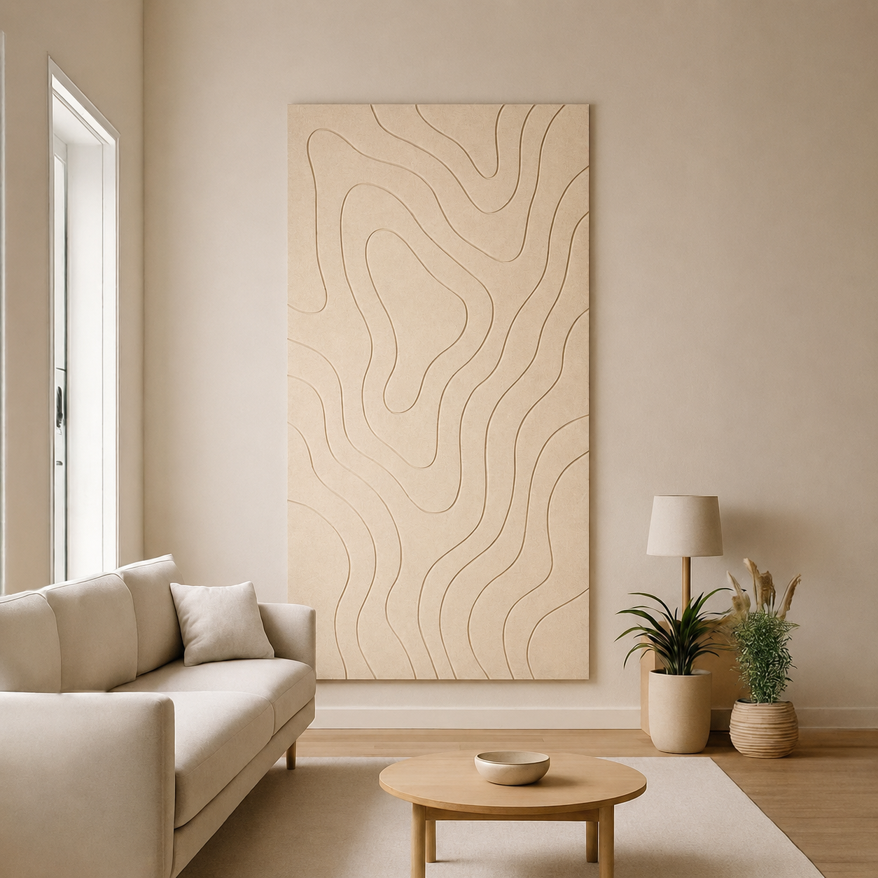 Topografische kaart wanddecoratie | 3D hoogtekaart van akoestisch vilt