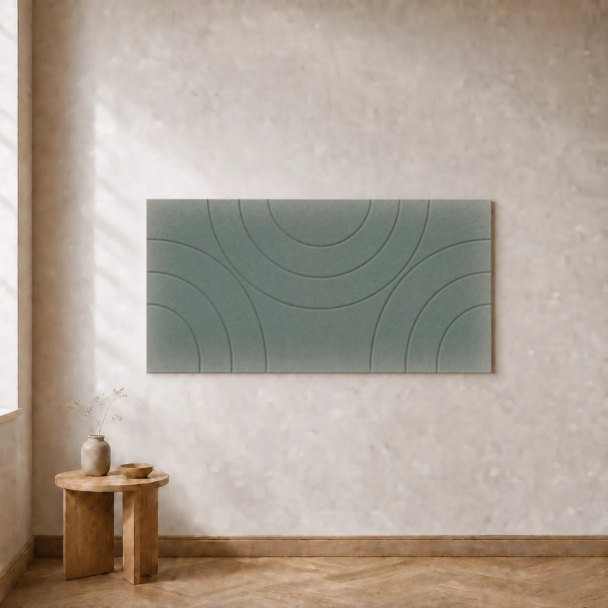 Curvy Design C | Eucalyptus | 120 × 60 cm
