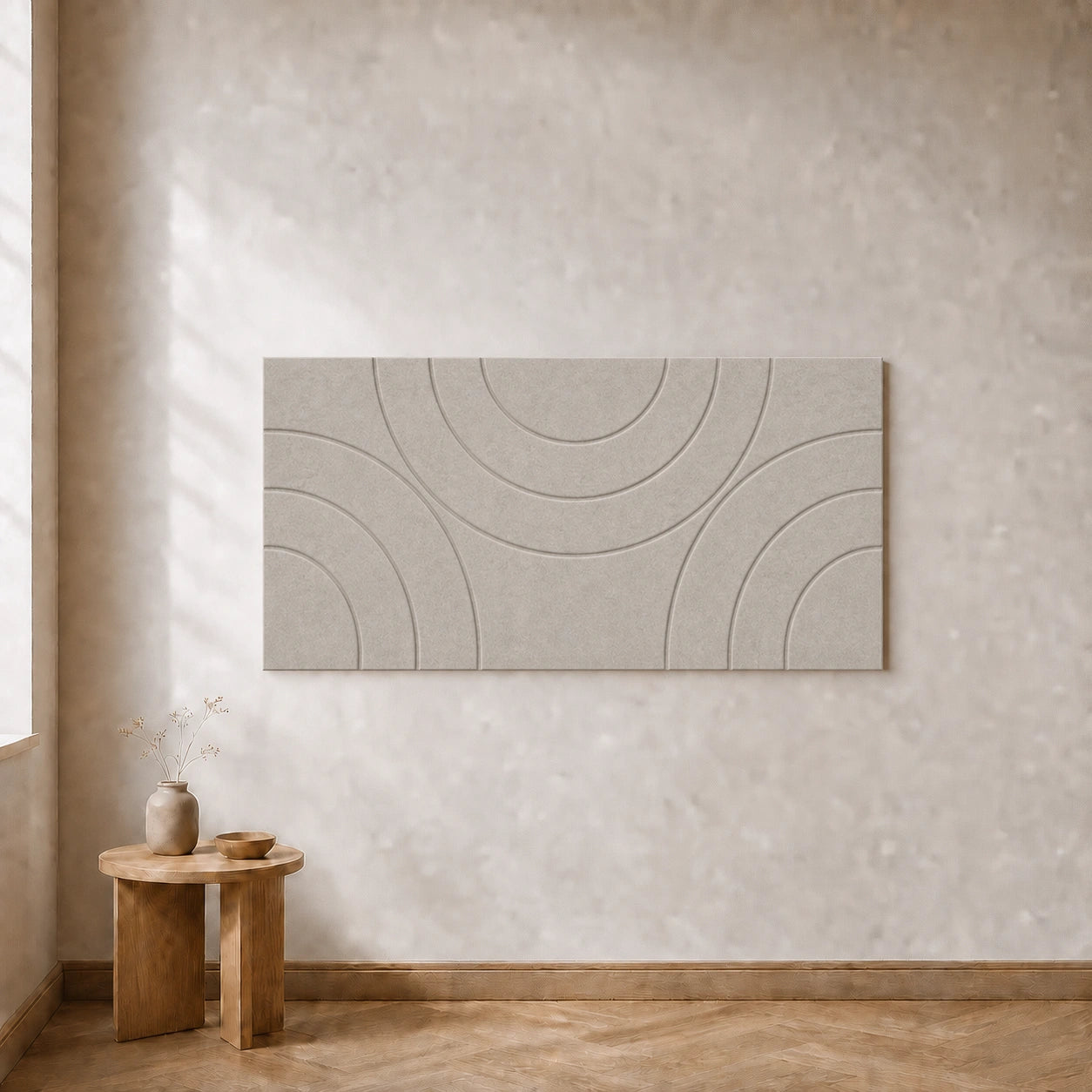 Curvy Design C | Light Beige | 120 × 60 cm