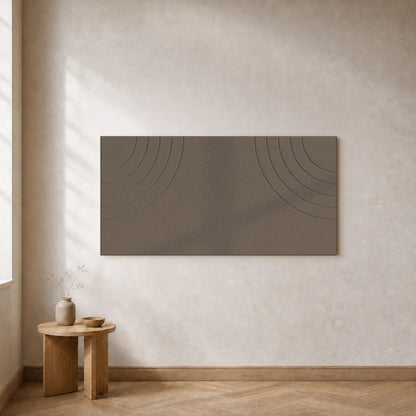 Curvy Design A | Taupe | 120 × 60 cm